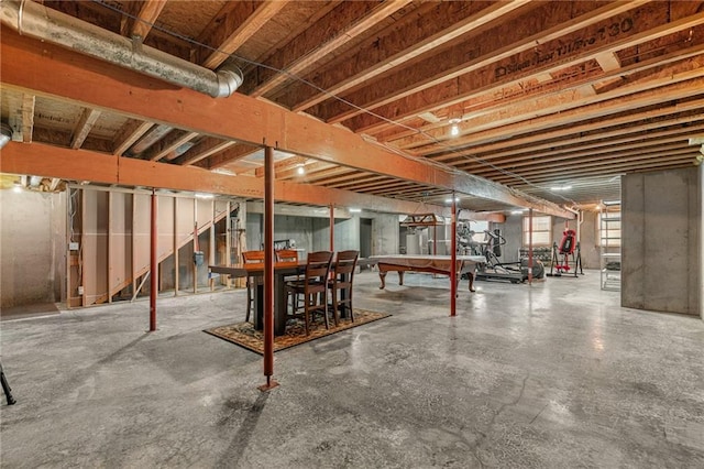 16011 Cedar St, Basehor, KS 66007 - below grade area with stairway
