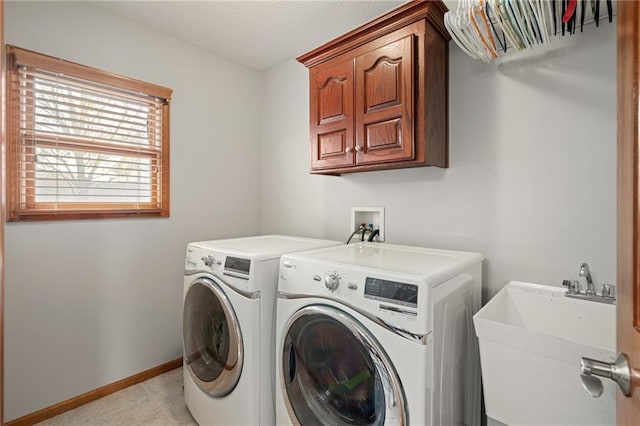 16011 Cedar St, Basehor, KS 66007 - laundry room featuring independent washer and dryer and cabinet space