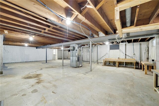 108 W Walnut St, Blue Springs, MO 64015 - unfinished basement with heating unit