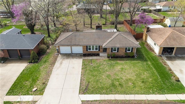 108 W Walnut St, Blue Springs, MO 64015 - drone / aerial view