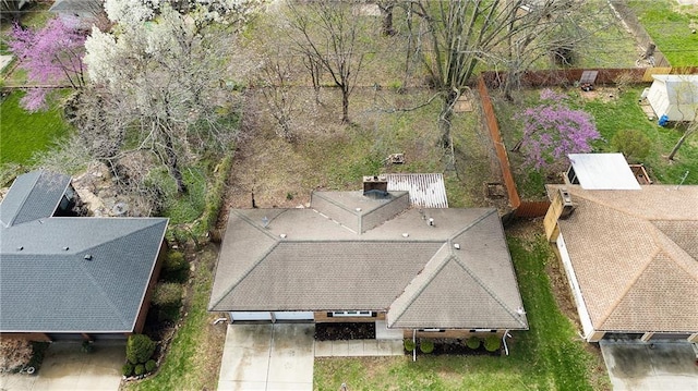108 W Walnut St, Blue Springs, MO 64015 - drone / aerial view