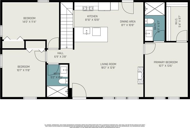 714 N Rogers St, Independence, MO 64050 - view of home floor plan