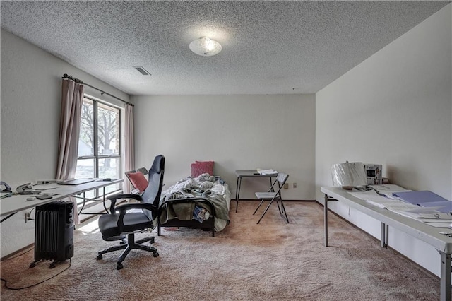 2301 S Stilwell St, Pittsburg, KS 66762 - carpeted office space with a textured ceiling