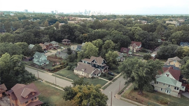 3344 S Benton Ave, Kansas City, MO 64128 - birds eye view of property featuring a residential view