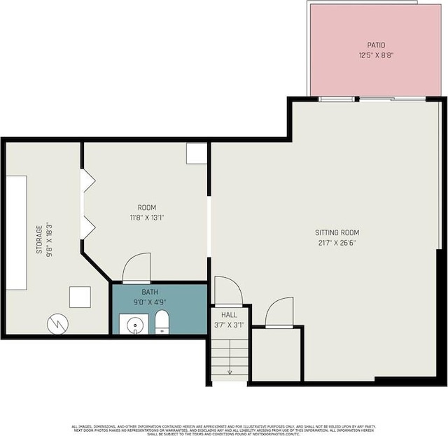 401 NW 51st St, Gladstone, MO 64118 - room layout