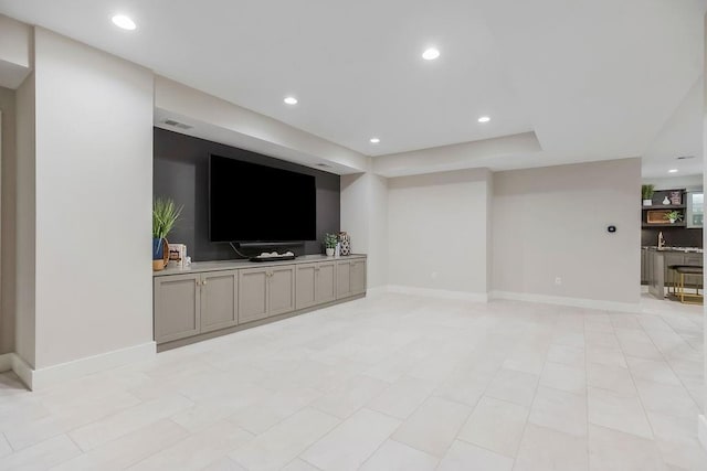 10300 W 174th St, Overland Park, KS 66221 - unfurnished living room featuring recessed lighting and baseboards