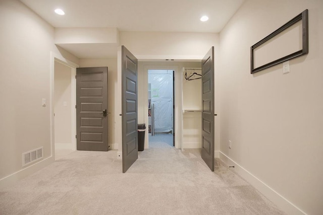 10300 W 174th St, Overland Park, KS 66221 - unfurnished bedroom with light colored carpet, baseboards, and recessed lighting