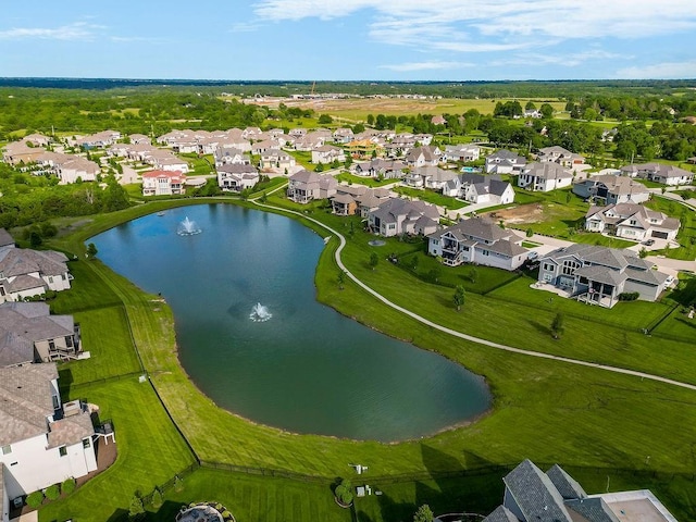 10300 W 174th St, Overland Park, KS 66221 - aerial perspective of suburban area featuring a nearby body of water