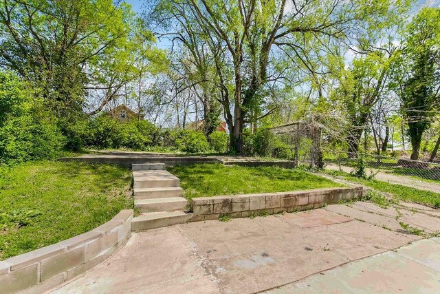 3075 N 31st St, Kansas City, KS 66104 - view of home's community featuring fence, a yard, and a patio