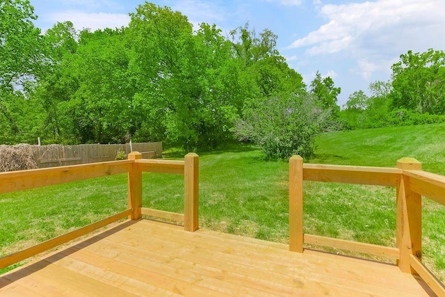 2308 NW 53rd Ter, Kansas City, MO 64151 - view of wooden terrace