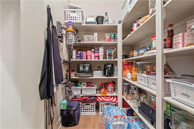 view of pantry