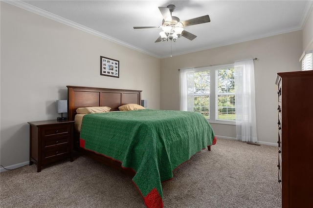 2118 NE 107th Ter, Kansas City, MO 64155 - bedroom featuring light carpet, baseboards, and crown molding