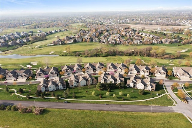 2118 NE 107th Ter, Kansas City, MO 64155 - birds eye view of property with view of golf course and a residential view