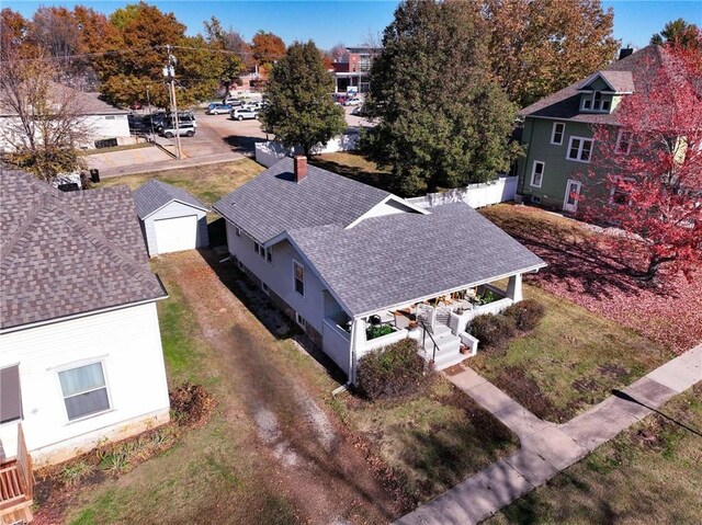 312 Kickapoo St, Hiawatha, KS 66434 - birds eye view of property