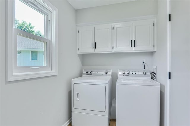 222 Chippewa Ln, Lake Winnebago, MO 64034 - laundry room with cabinet space and washer and dryer