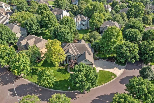 14712 Maple St, Overland Park, KS 66223 - aerial view of property and surrounding area with nearby suburban area