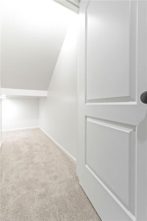 16955 W 168th Ter, Olathe, KS 66062 - additional living space featuring baseboards, carpet flooring, and vaulted ceiling