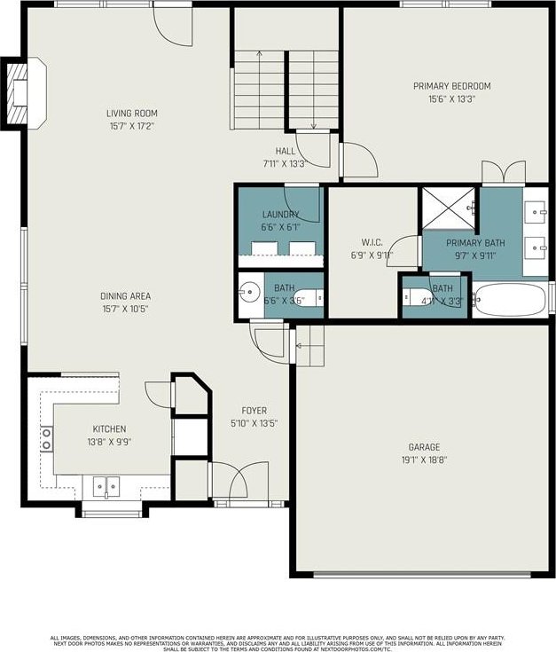 12604 Hauser St, Overland Park, KS 66213 - floor plan