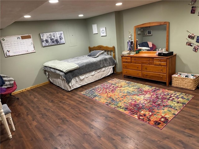 12301 S Stubbs Rd, Overbrook, KS 66524 - bedroom with recessed lighting and wood finished floors
