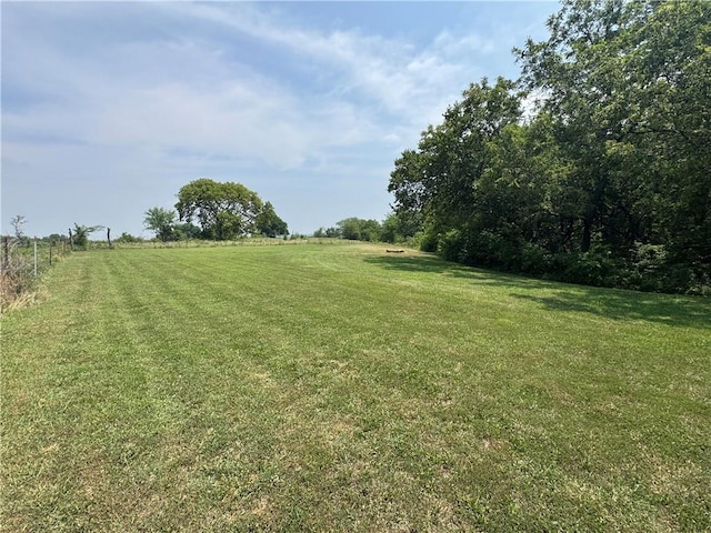 12301 S Stubbs Rd, Overbrook, KS 66524 - view of grassy yard featuring a view of countryside