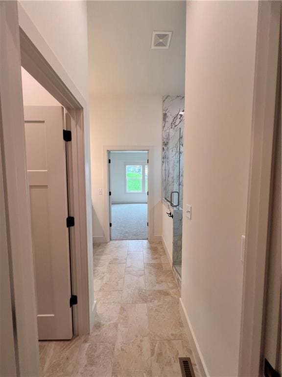 16372 Spring Valley St, Gardner, KS 66030 - hall with light stone finish floors and baseboards