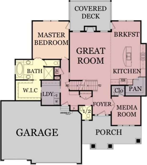 3217 SW Saddlebred Ter, Lees Summit, MO 64082 - floor plan / room layout