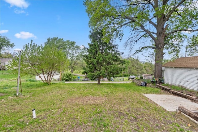 view of yard