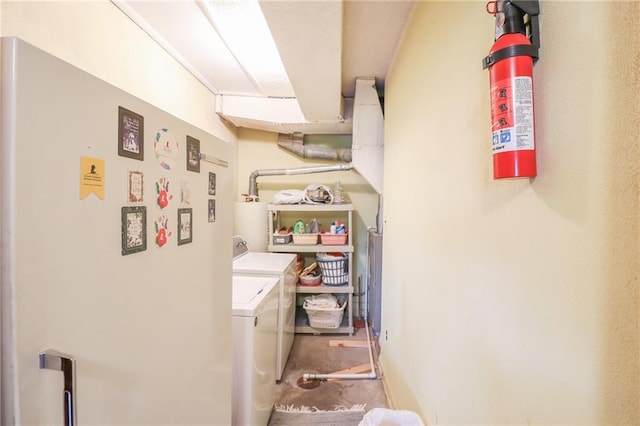 1601 S Market St, Holden, MO 64040 - washroom with independent washer and dryer and laundry area
