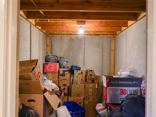 view of storage