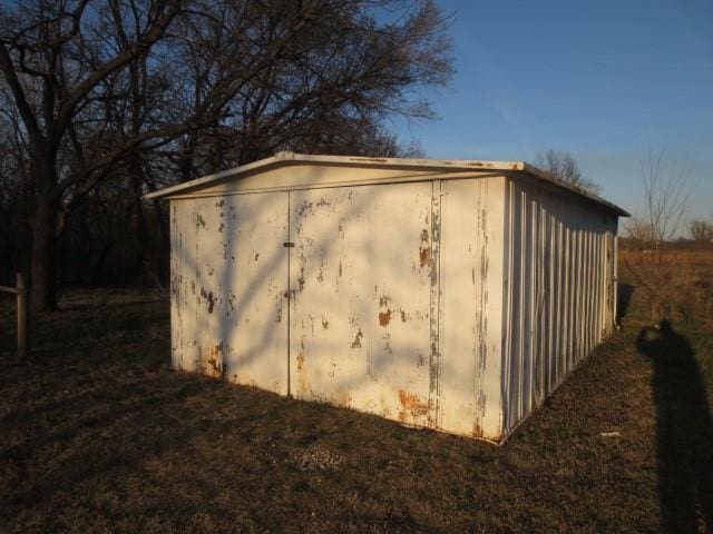 view of outbuilding with an outdoor structure