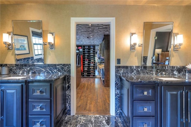 bar with a sink