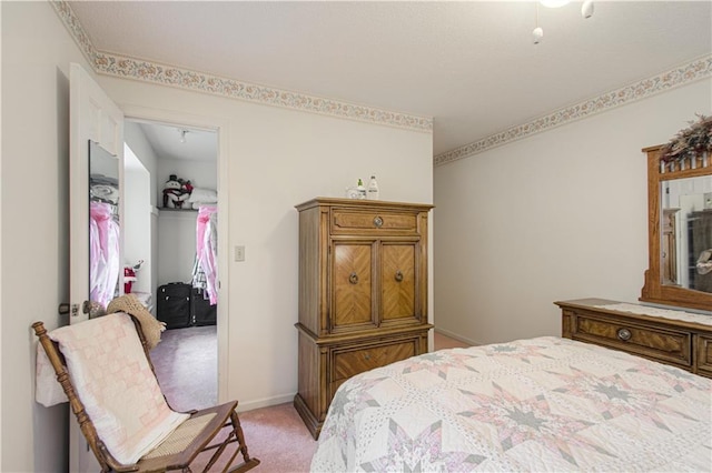 13605 W 48th St, Shawnee, KS 66216 - bedroom featuring light colored carpet and a spacious closet