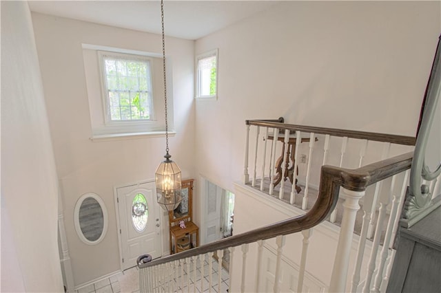 13605 W 48th St, Shawnee, KS 66216 - stairs with a towering ceiling