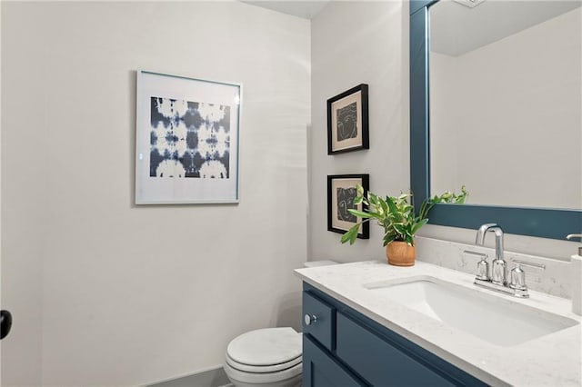 8016 Round Prairie St, Shawnee, KS 66220 - half bath featuring toilet and vanity