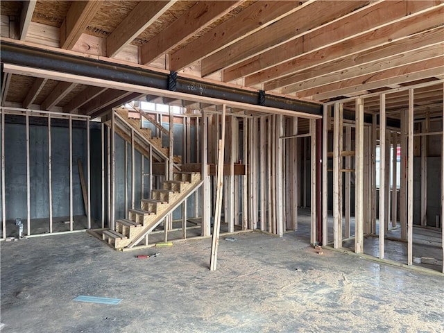 8016 Round Prairie St, Shawnee, KS 66220 - below grade area with stairs