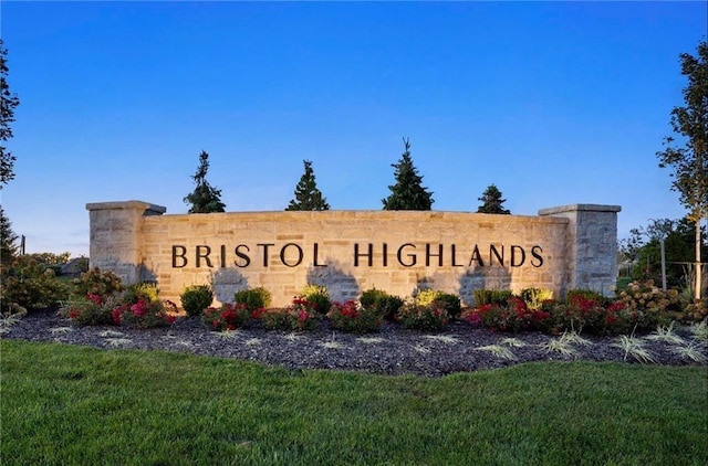 8016 Round Prairie St, Shawnee, KS 66220 - community / neighborhood sign with a lawn