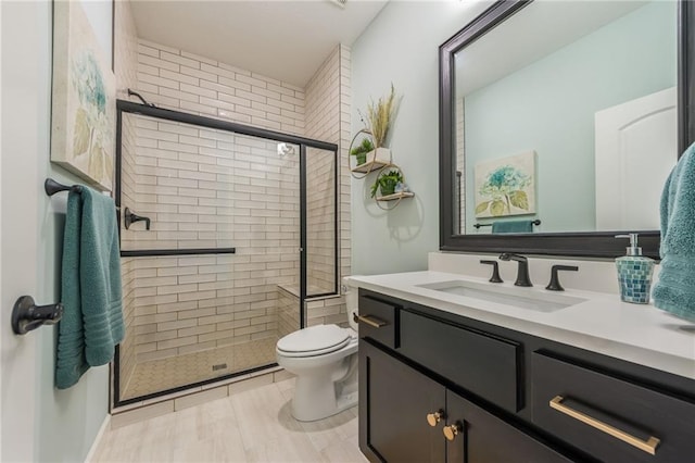 420 NW Kaylea Ct, Lees Summit, MO 64081 - bathroom with vanity and a shower stall