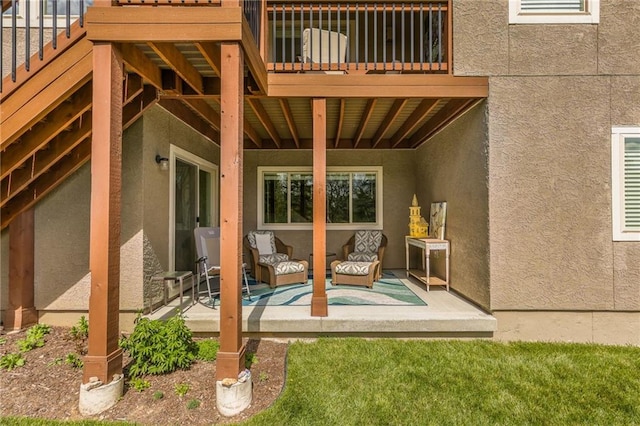420 NW Kaylea Ct, Lees Summit, MO 64081 - view of patio with an outdoor living space