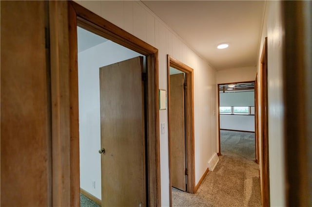 717 Y St, Atchison, KS 66002 - hall with light carpet and baseboards