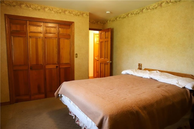 1203 E Quincy St, Pittsburg, KS 66762 - bedroom with carpet and a closet