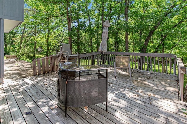 120 NW Whitlock Dr, Lees Summit, MO 64081 - view of wooden terrace