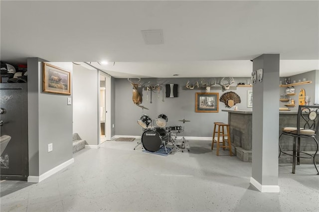 6806 N Euclid Ave, Kansas City, MO 64119 - basement with baseboards