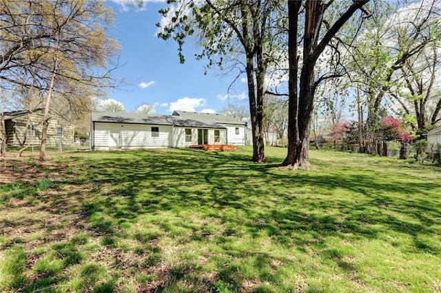 view of yard