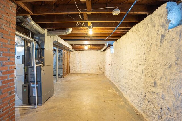 9904 E 60th Ter, Raytown, MO 64133 - unfinished basement with heating unit