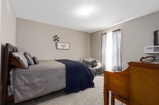 bedroom with carpet