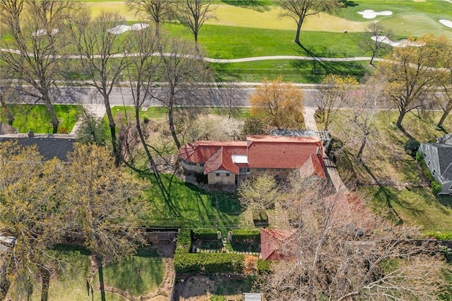 6721 Santa Fe Dr, Overland Park, KS 66204 - birds eye view of property featuring golf course view