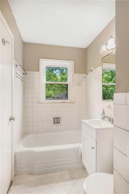 3600 W 48th St, Roeland Park, KS 66205 - bathroom featuring plenty of natural light, tile patterned floors, and toilet