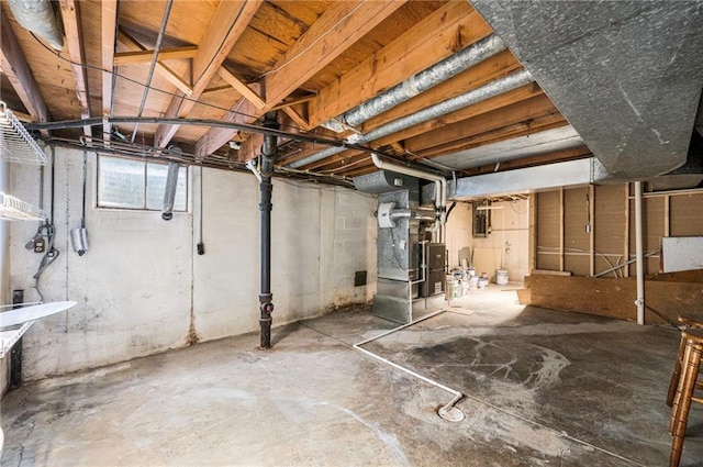 3600 W 48th St, Roeland Park, KS 66205 - basement featuring heating unit