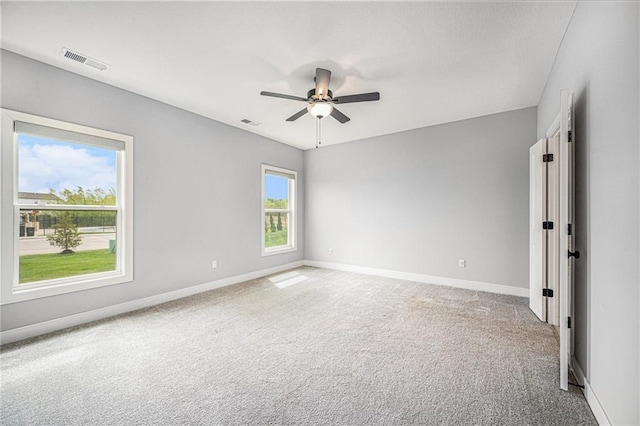19703 W 196th St, Spring Hill, KS 66083 - empty room with light colored carpet and ceiling fan