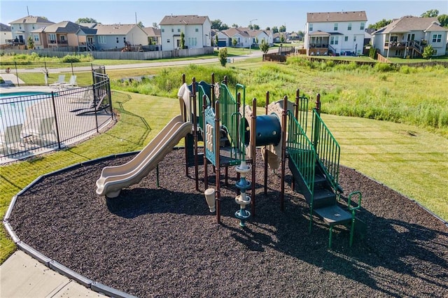 19703 W 196th St, Spring Hill, KS 66083 - community playground featuring a residential view